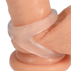 RockSolid by Doc Johnson Ballstretcher souple The Hoist Transparent